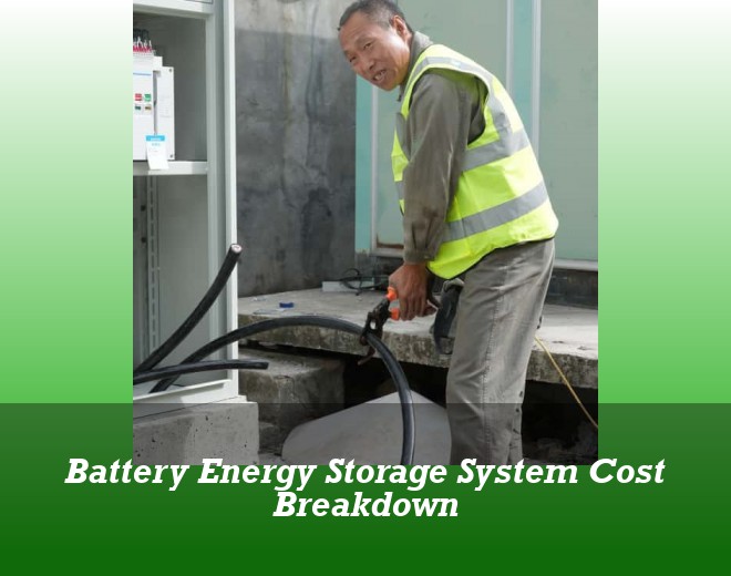 Battery Energy Storage System Cost Breakdown